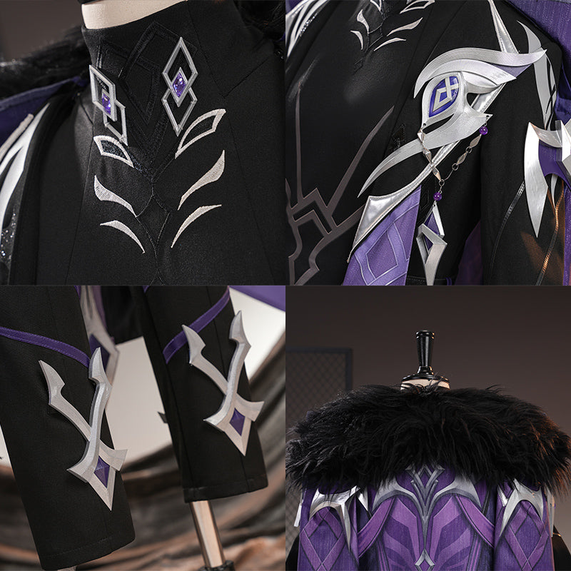 BoomCosplay【XS-XXL】Game Genshin Cosplay Rich Man Pantalone Costume