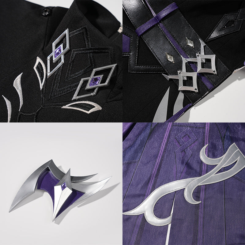 BoomCosplay【XS-XXL】Game Genshin Cosplay Rich Man Pantalone Costume