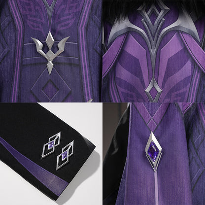 BoomCosplay【XS-XXL】Game Genshin Cosplay Rich Man Pantalone Costume