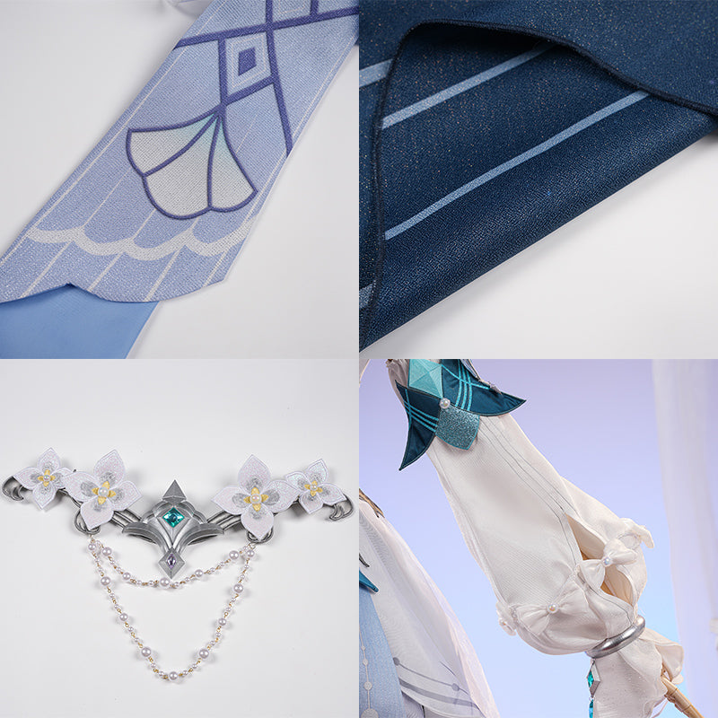 BoomCosplay【XS-XXL】Game Genshin Cosplay Vodyanitsa Costume