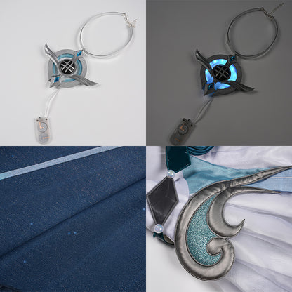 BoomCosplay【XS-XXL】Game Genshin Cosplay Vodyanitsa Costume