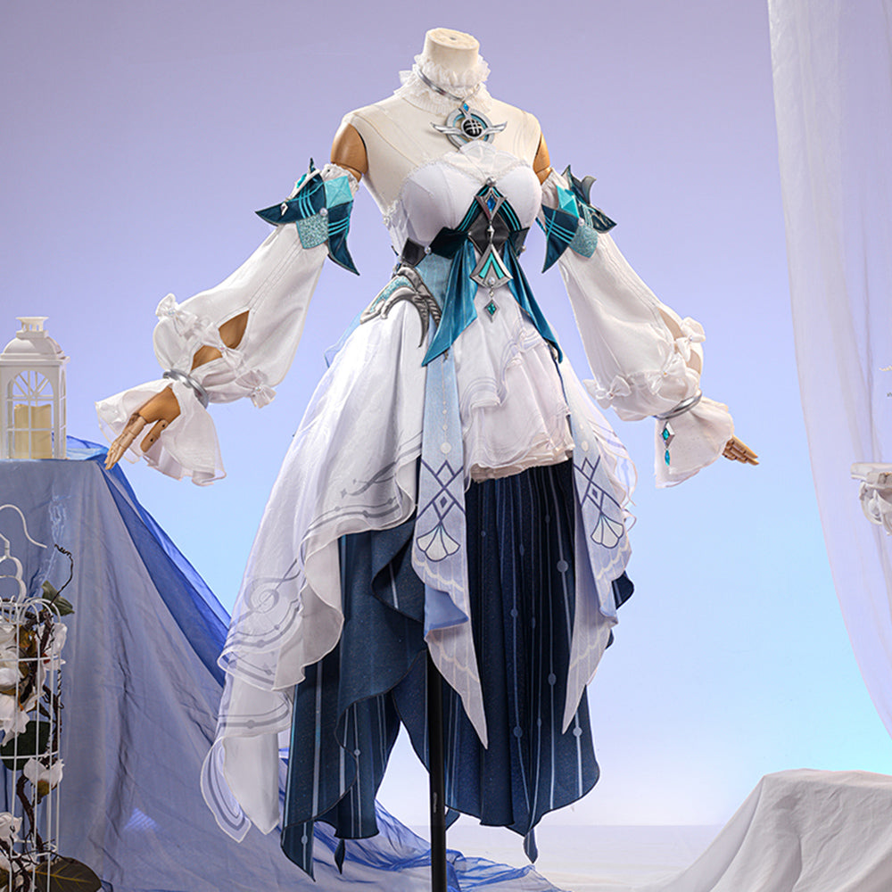 BoomCosplay【XS-XXL】Game Genshin Cosplay Vodyanitsa Costume