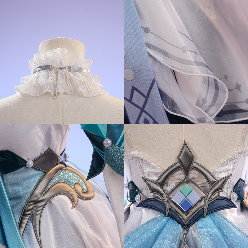 BoomCosplay【XS-XXL】Game Genshin Cosplay Vodyanitsa Costume