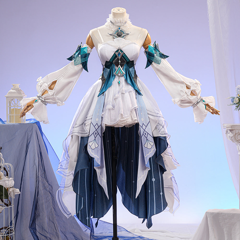 BoomCosplay【XS-XXL】Game Genshin Cosplay Vodyanitsa Costume