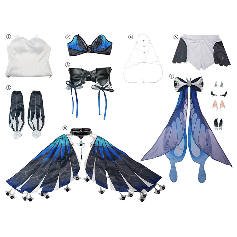 BoomCosplay Game Wuwa Cosplay Hiyuki Kostüm B Edition