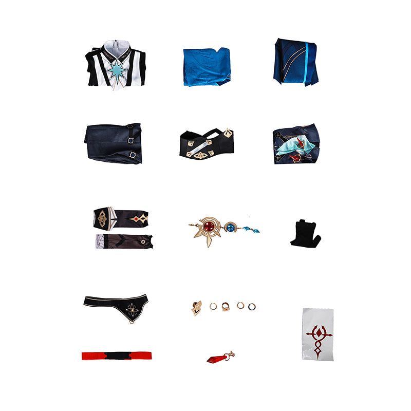 BoomCosplay【XS-XXXL】【In Stock】Game HSR Cosplay Anaxa Costume