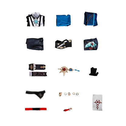 BoomCosplay【XS-XXXL】【In Stock】Game HSR Cosplay Anaxa Costume