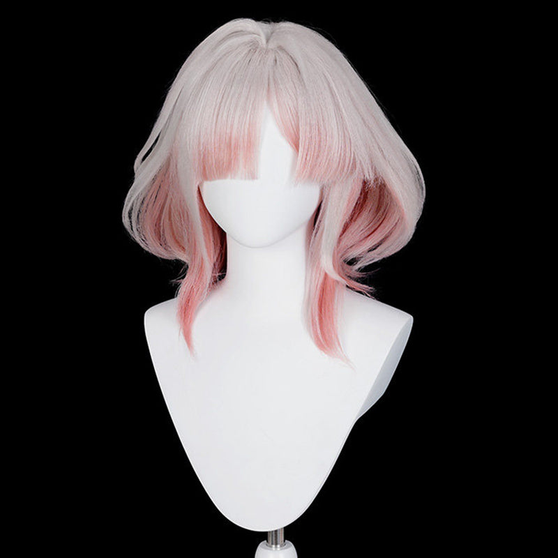 BoomCosplay Spiel Wuwa Cosplay Denia Pink Lila Blau 100cm Perücke