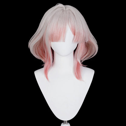 BoomCosplay Spiel Wuwa Cosplay Denia Pink Lila Blau 100cm Perücke