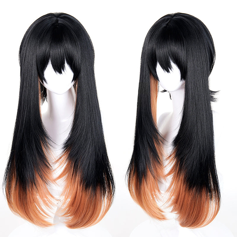 BoomCosplay Spiel Wuwa Cosplay Denia Pink Lila Blau 100cm Perücke