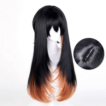 BoomCosplay Spiel Wuwa Cosplay Denia Pink Lila Blau 100cm Perücke